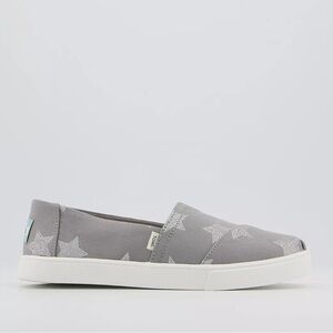 BUNDLING SALE: NWT Toms Alpargata Cupsole Slip Ons in Drizzle Grey Glitter Stars